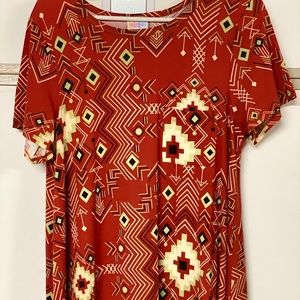 Knee length high-low dress